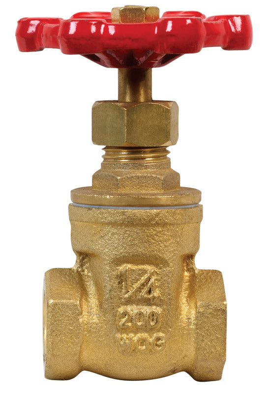 B & K - BK Products ProLine 1/4 in. FIP Brass Gate Valve