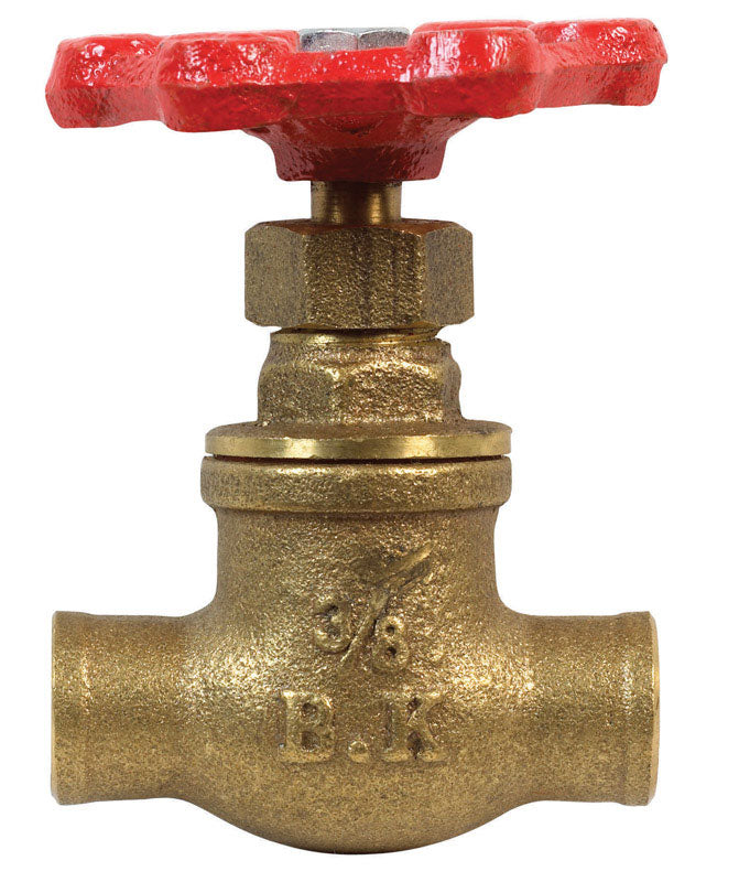 B & K - BK Products ProLine 3/8 in. FIP Brass Gate Valve