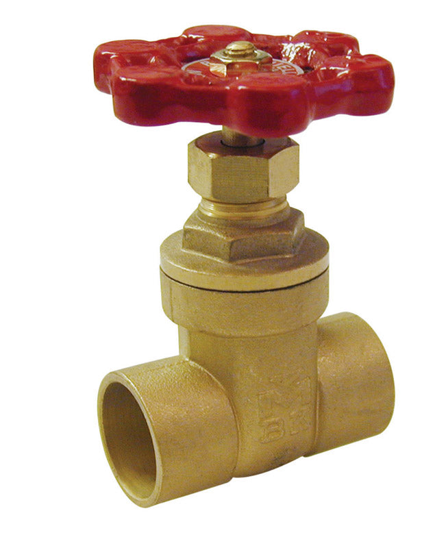 B & K - BK Products ProLine 1 in. Sweat Brass Gate Valve