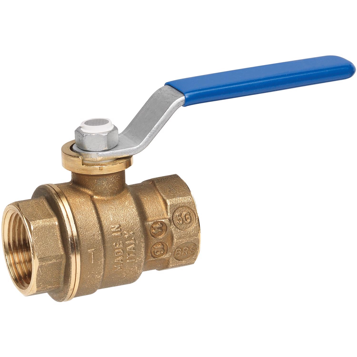Homewerks 3/4 in. Brass FIP Ball Valve Full Port Quarter-Turn Lever For Water/Oil/Gas - Case of 5