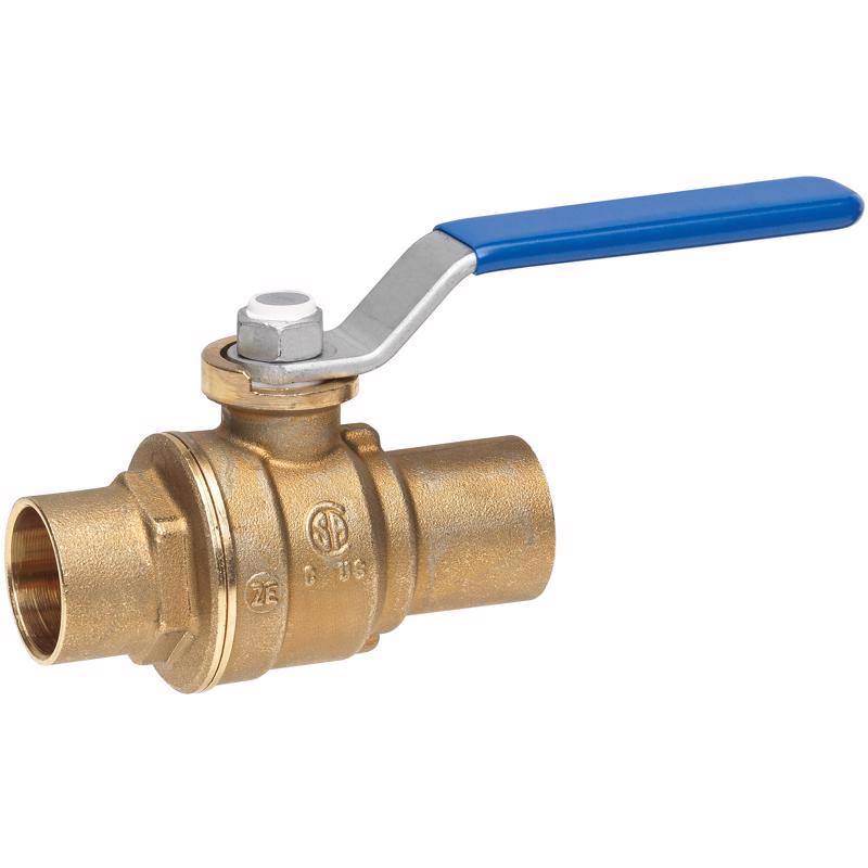 HOMEWERKS - Homewerks 1/2 in. Brass Sweat Ball Valve Full Port
