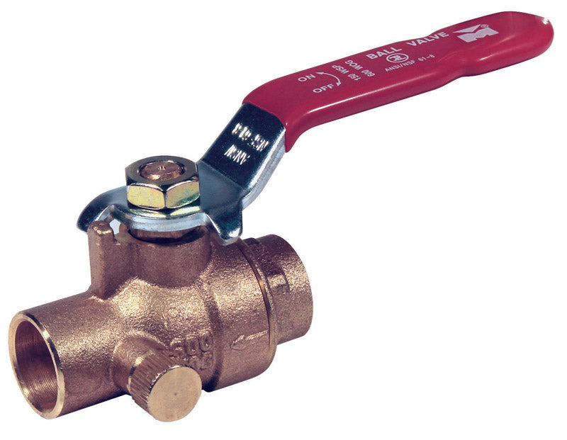 B&K - B&K ProLine 1 in. Brass Compression Ball Valve Full Port