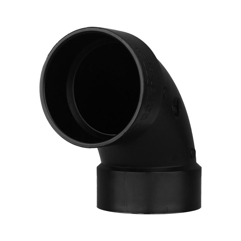 CHARLOTTE PIPE - Charlotte Pipe 4 in. Hub X 4 in. D Hub ABS 90 Degree Elbow [ABS003001200]