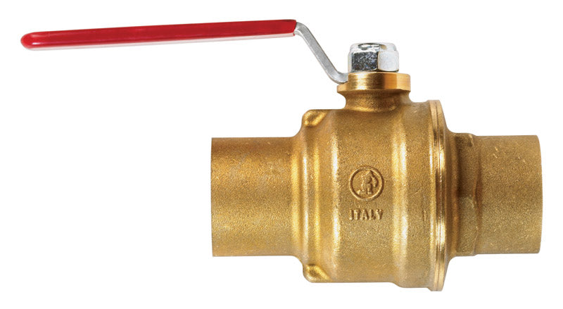 B&K - B&K ProLine 1-1/2 in. Brass Sweat Ball Valve Full Port