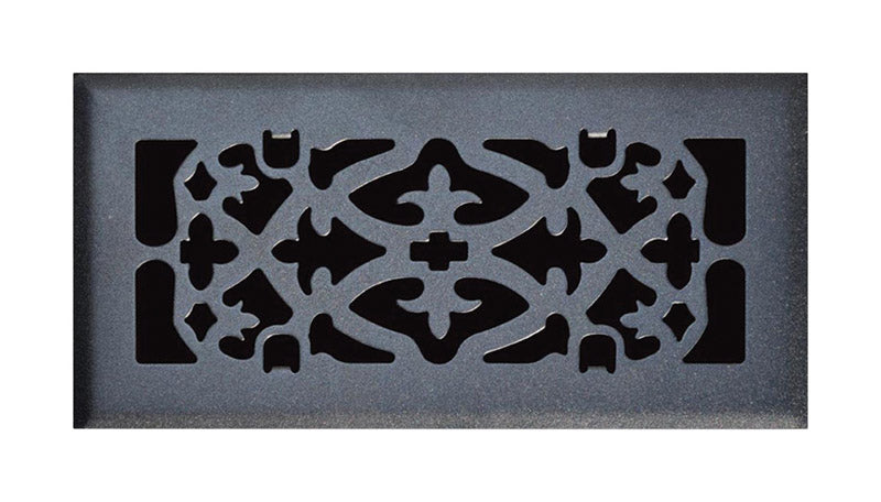 TRU AIRE - Tru Aire 4 in. H X 12 in. W 1-Way Matte Black Steel Floor Diffuser