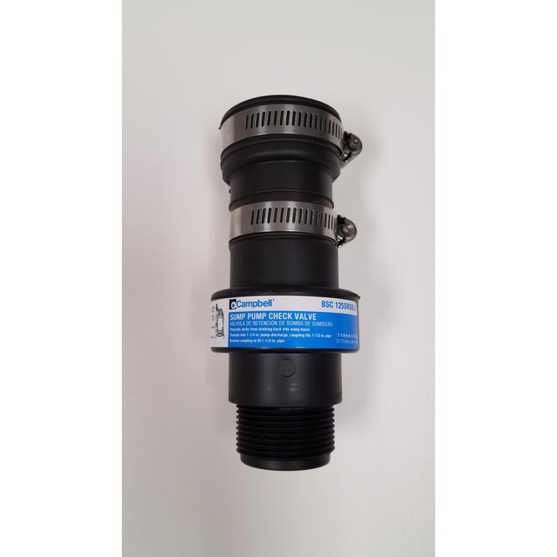 CAMPBELL - Campbell 1-1/4 in. D X 1-1/4 in. D Plastic Swing Check Valve