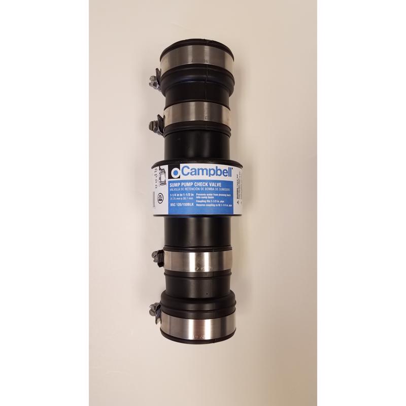 CAMPBELL - Campbell 1-1/2 in. D X 1-1/4 in. D Plastic Swing Check Valve