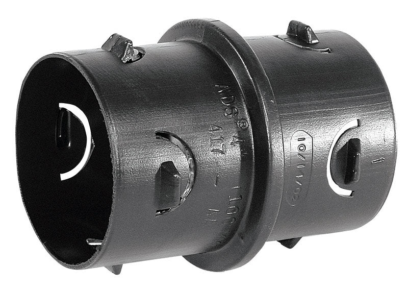 ADVANCE DRAINAGE SYSTEMS - Advance Drainage Systems Schedule 40 4 in. Snap X 4 in. D Snap Polyethylene Coupler 1 pk