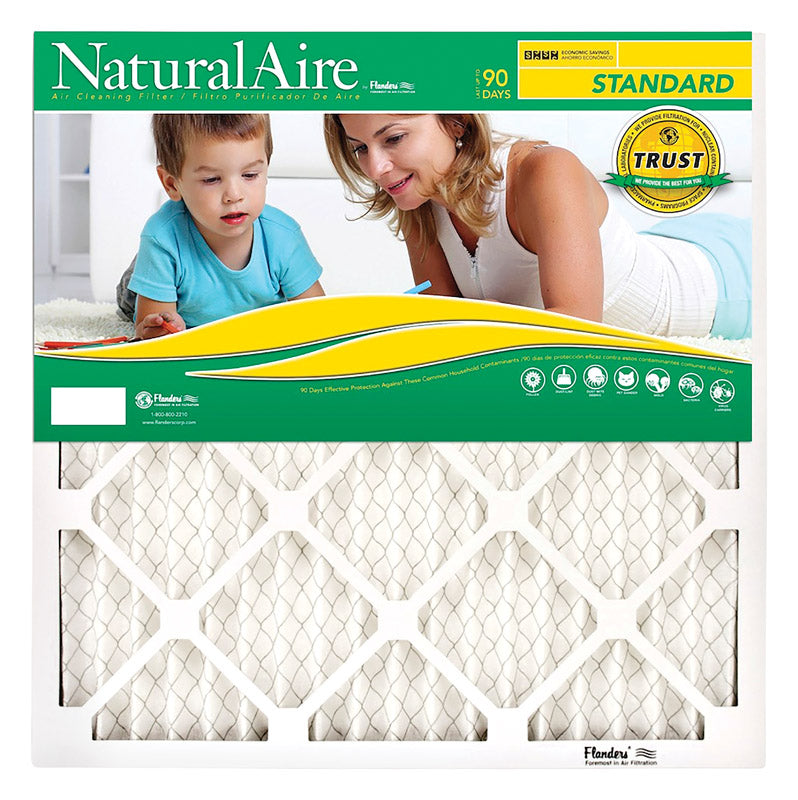 NATURALAIRE - NaturalAire 16-1/2 in. W X 21-1/2 in. H X 1 in. D Synthetic 8 MERV Pleated Air Filter 1 pk - Case of 12