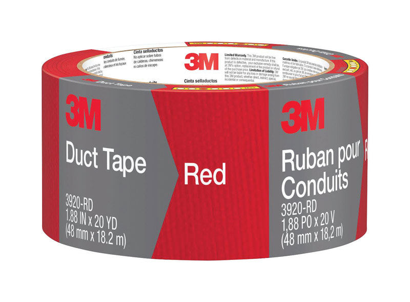 SCOTCH(R) - 3M Scotch 1.88 in. W X 20 yd L Red Solid Duct Tape