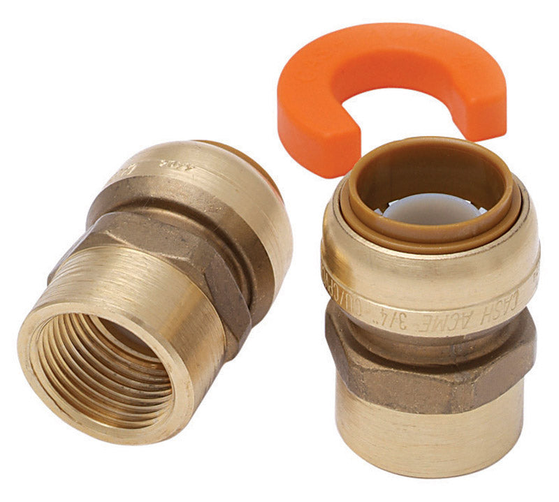SHARKBITE - SharkBite 3/4 in. 3/4 in. D Brass Water Heater Installation Kit