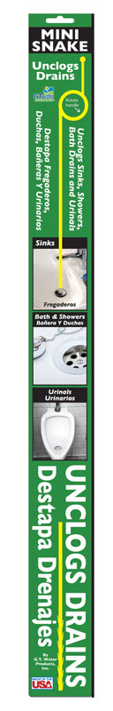 GT WATER PRODUCTS - GT Water Products Drain King Drain Unclogger 26 in. L X 1/4 in. D