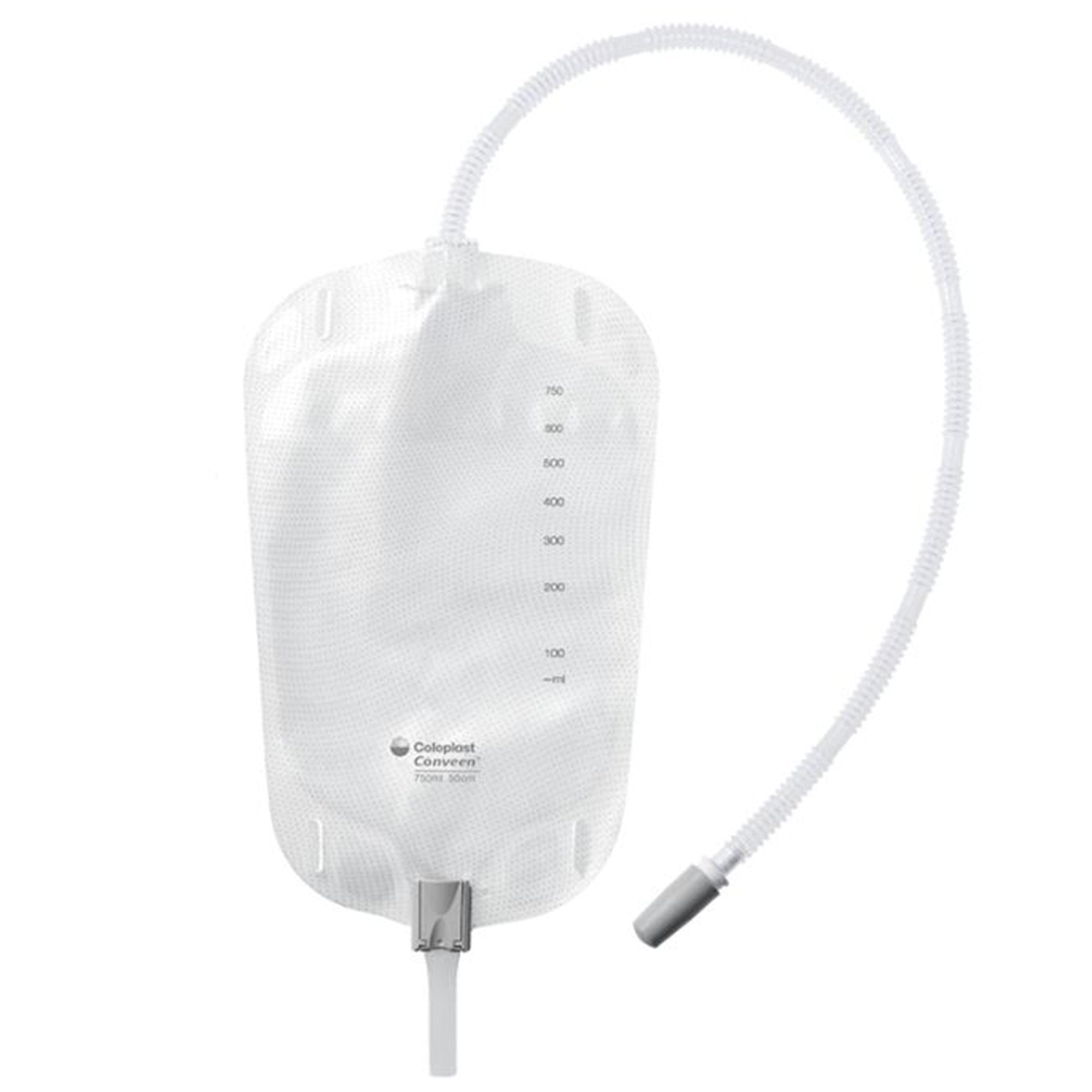 Coloplast - Urinary Leg Bag Conveen® Security+ Anti-Reflux Valve / Clamp Valve NonSterile 500 mL Vinyl / Flocked [10/BX]