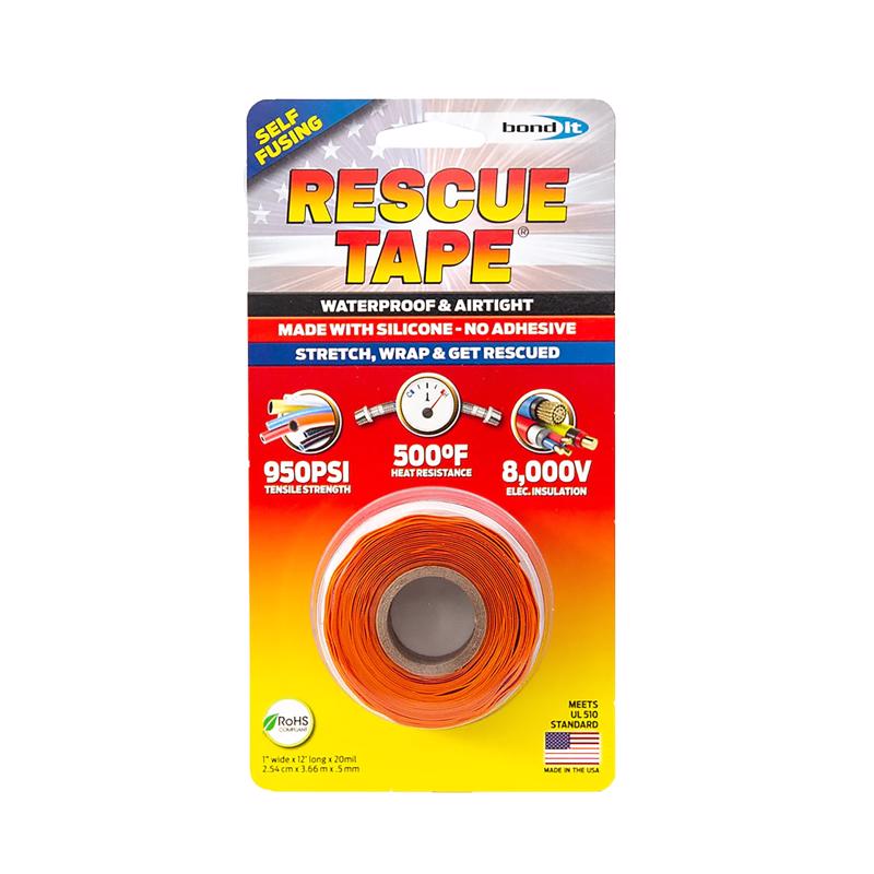 RESCUE TAPE - Rescue Tape Orange 1 in. W X 12 ft. L Silicone Tape