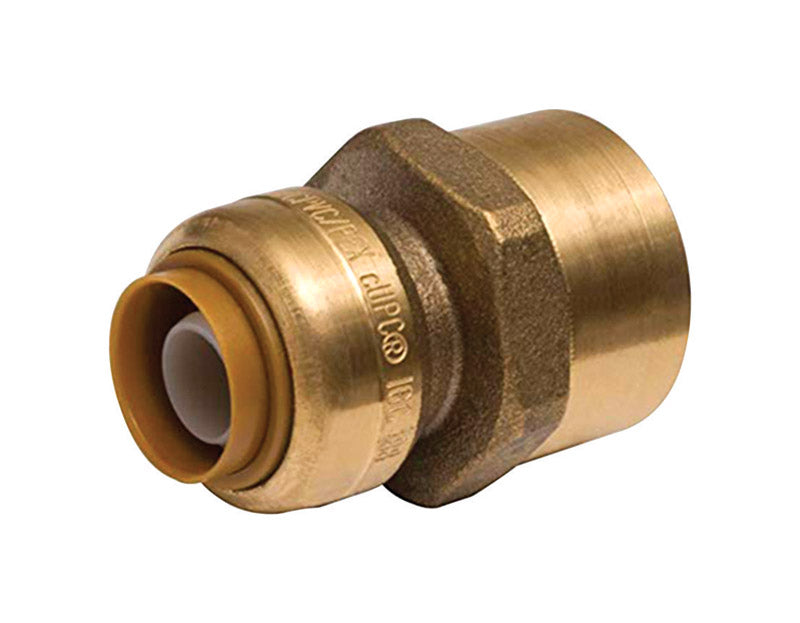 SHARKBITE - SharkBite 3/8 in. Push X 1/2 in. D Female Brass Connector
