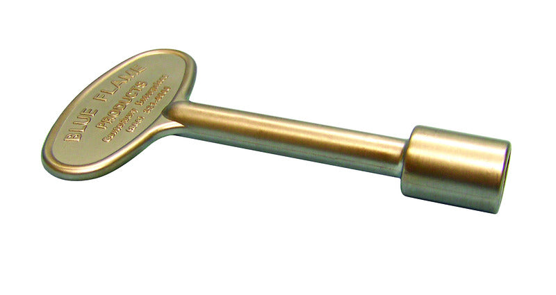 BLUE FLAME - Blue Flame Silver Satin Chrome Zinc Gas Valve Key