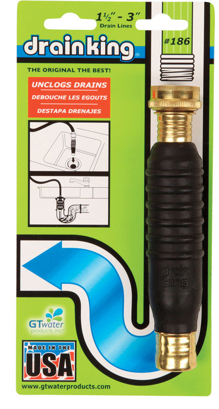 GT WATER PRODUCTS - GT Water Products Drain King Drain Unclogger [186]