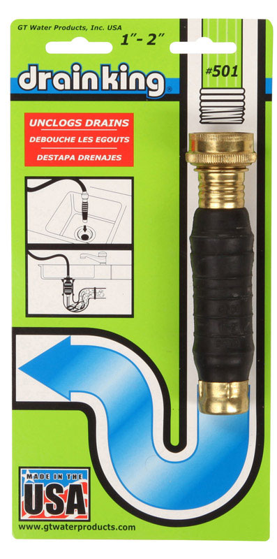 GT WATER PRODUCTS - GT Water Products Drain King Drain Unclogger [501]