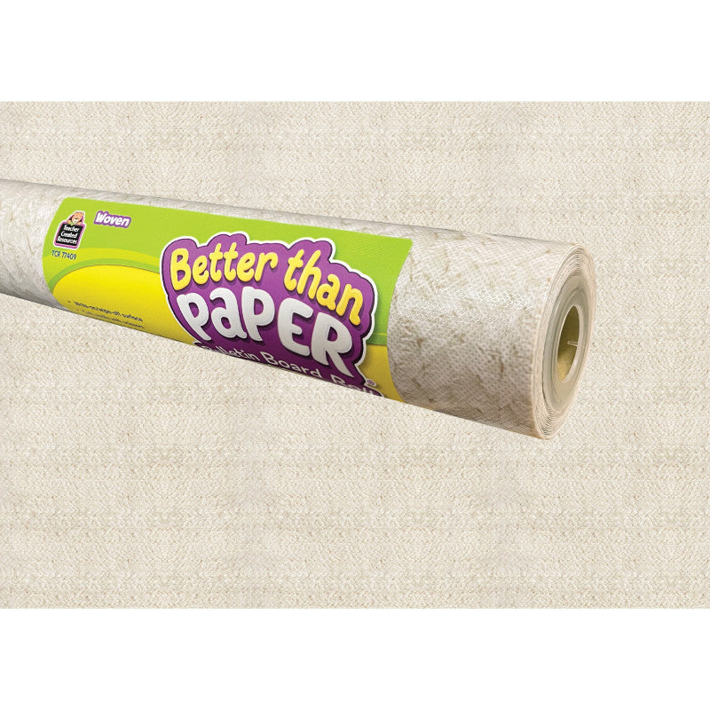 TEACHER CREATED RESOURCES - Woven Better Than Paper Bulletin Board Roll, 4' x 12', Pack of 4