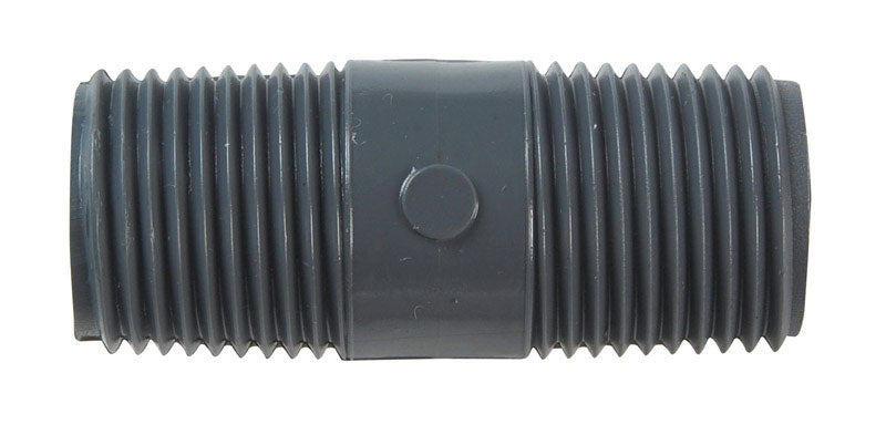B & K - BK Products Schedule 80 1/2 in. MIP each X 1/2 in. D MIP PVC 2 in. Nipple 1 pk - Case of 10