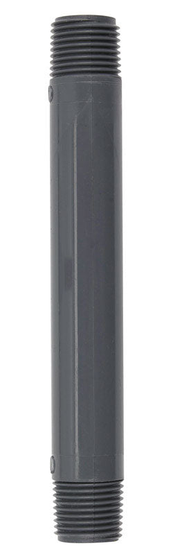 B & K - BK Products Schedule 80 1/2 in. MIP each X 1/2 in. D MIP PVC 6 in. Nipple 1 pk - Case of 10