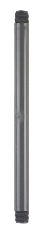 B & K - BK Products Schedule 80 1/2 in. MIP each X 1/2 in. D MIP PVC 12 in. Nipple 1 pk