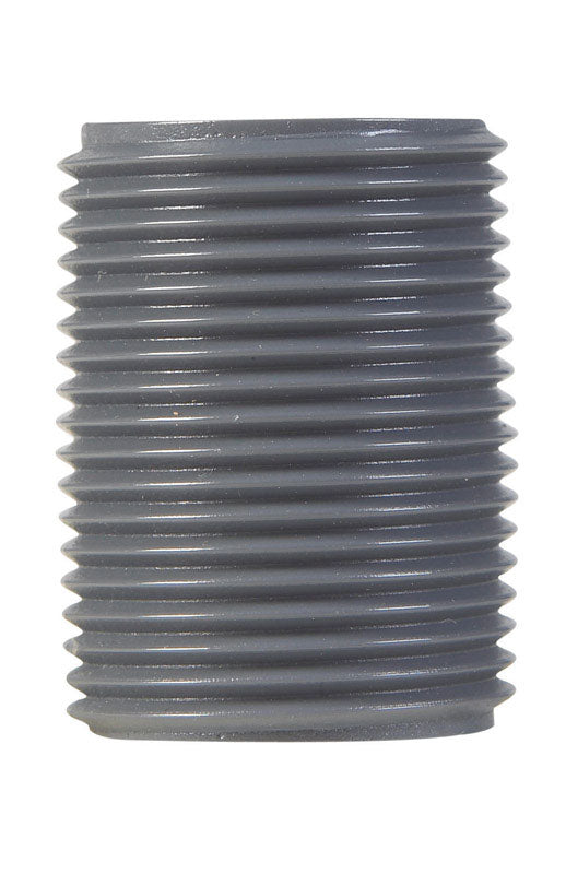 B & K - BK Products Schedule 80 3/4 in. MIP each PVC Close Nipple 1 pk - Case of 10