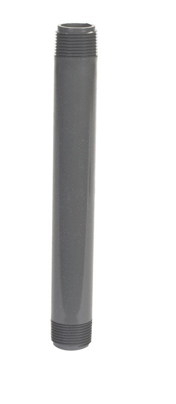 B & K - BK Products Schedule 80 3/4 in. MPT PVC 8 in. Nipple 1 pk