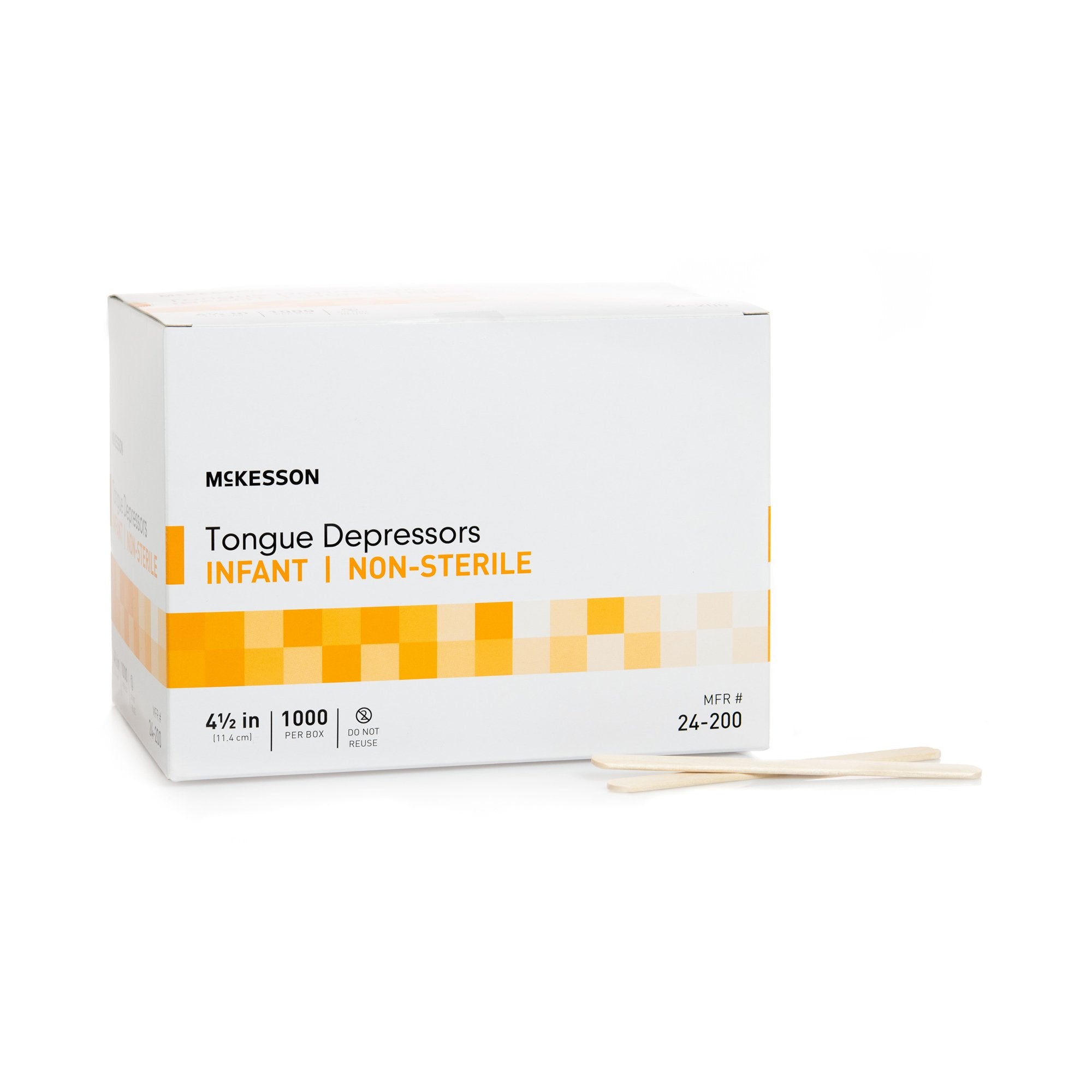 McKesson Brand - Tongue Depressor McKesson 4-1/2 Inch Length Wood [1000/BX]