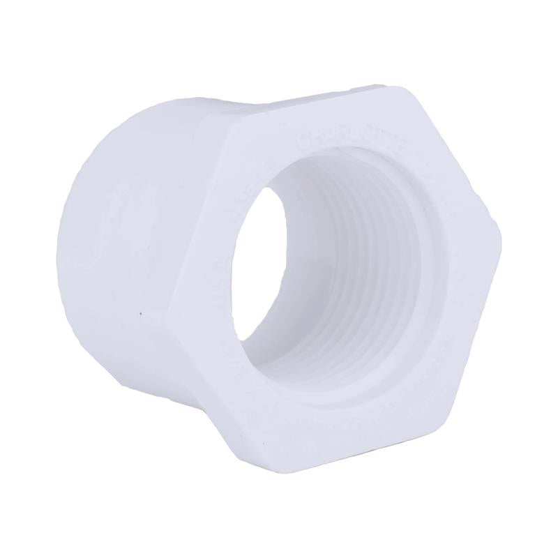 CHARLOTTE PIPE - Charlotte Pipe Schedule 40 1 in. Spigot X 3/4 in. D FPT PVC Reducing Bushing 1 pk - Case of 25