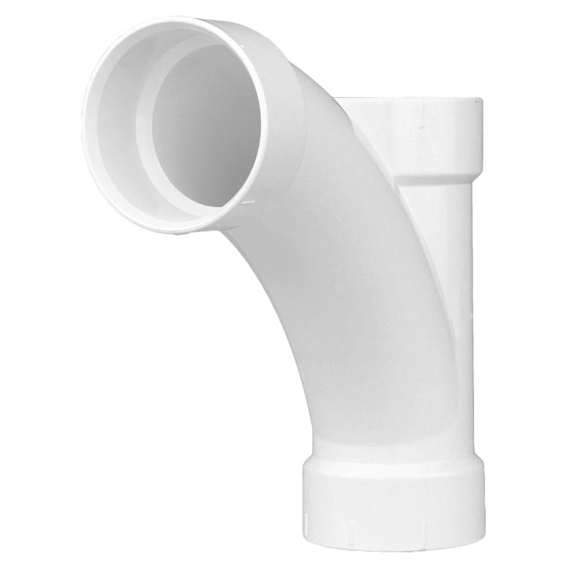 CHARLOTTE PIPE - Charlotte Pipe Schedule 40 3 in. Hub X 3 in. D Hub PVC Long Turn Wye 1 pk