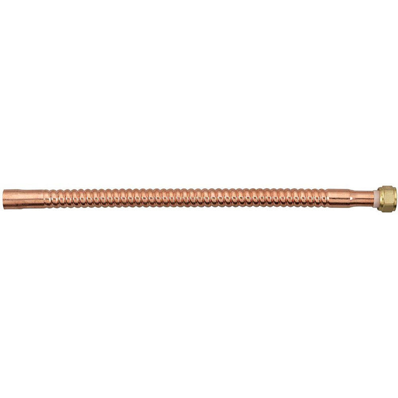 COPPER FLEX - Homewerks 3/4 in. FIP X 3/4 in. D Sweat 15 in. Copper Water Heater Supply Line