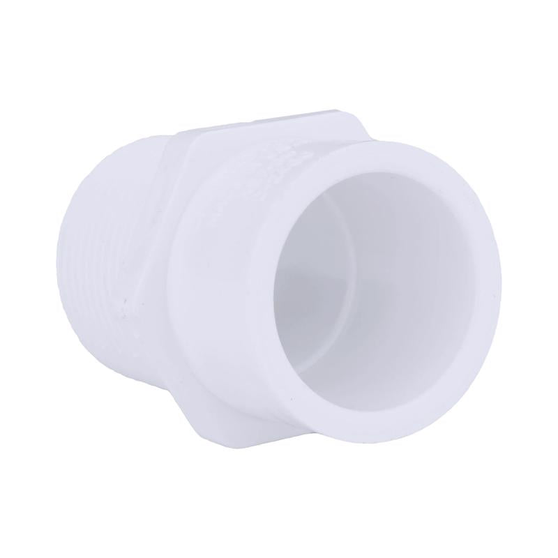CHARLOTTE PIPE - Charlotte Pipe Schedule 40 1 in. MPT X 3/4 in. D Slip PVC Pipe Adapter 1 pk - Case of 25