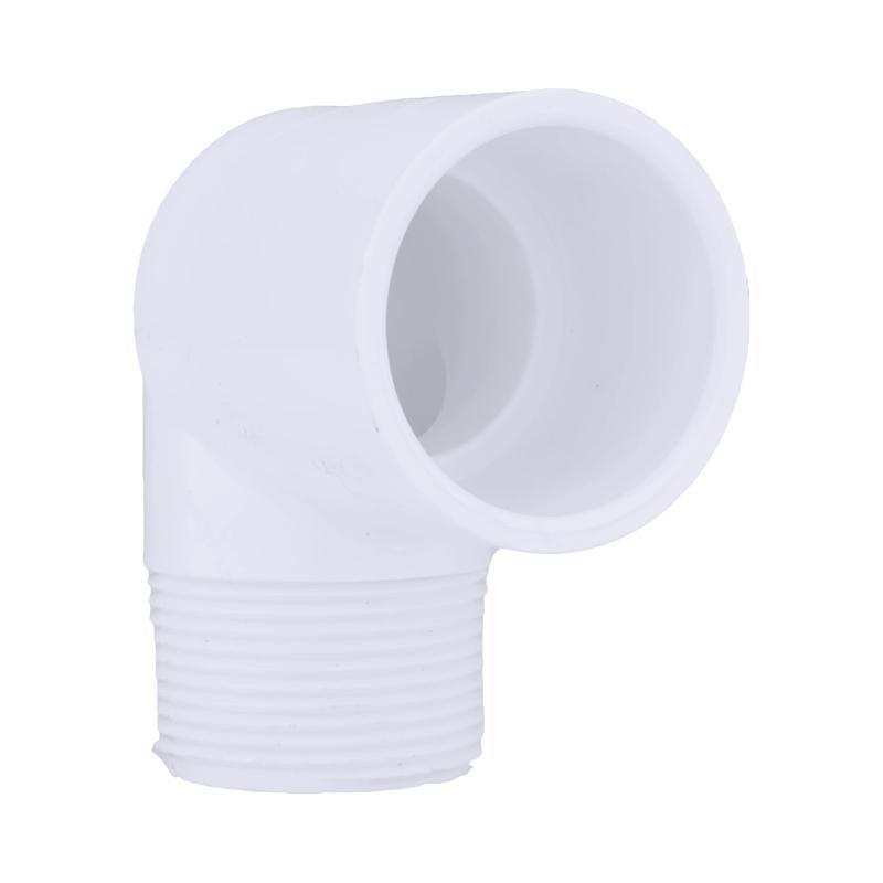 CHARLOTTE PIPE - Charlotte Pipe Schedule 40 1-1/4 in. Slip X 1-1/4 in. D MPT PVC 90 Degree Street Elbow 1 pk
