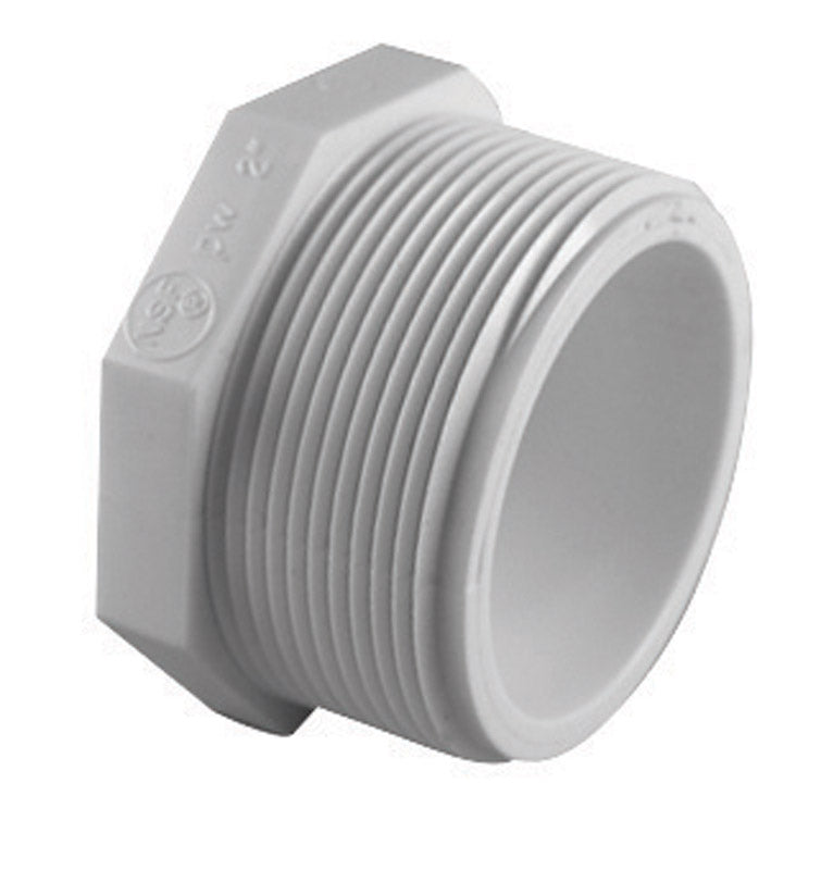 CHARLOTTE PIPE - Charlotte Pipe Schedule 40 1 in. MPT X 1 in. D FPT PVC Plug 1 pk - Case of 25