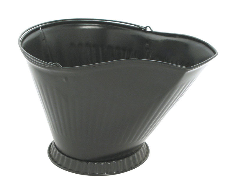 LASTING TRADITIONS - Imperial Black Powder Coated Steel Coal Hod - Case of 6