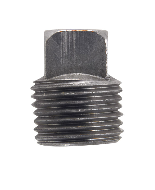 BILLCO CORPORATION - Billco Corporation 1/4 in. MPT Black Steel Square Head Plug - Case of 5