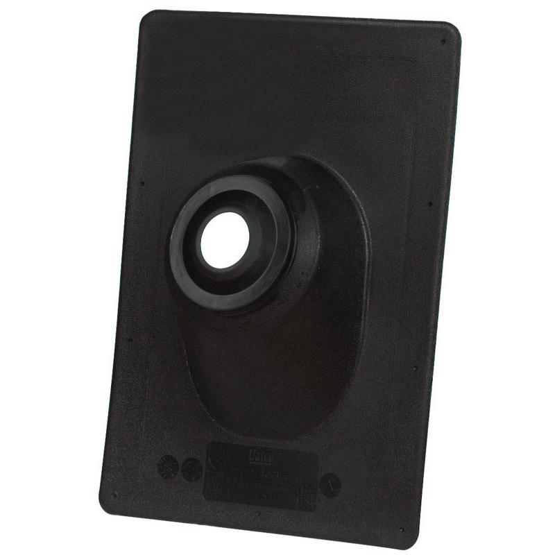 NO CAULK - Oatey No-Calk 9-1/4 in. W X 13 in. L Thermoplastic Roof Flashing Black - Case of 6