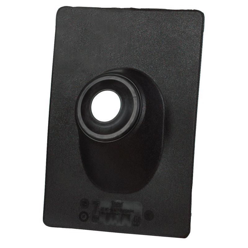 NO CAULK - Oatey No-Calk 9-1/4 in. W X 2 in. L Plastic Roof Flashing Black - Case of 6