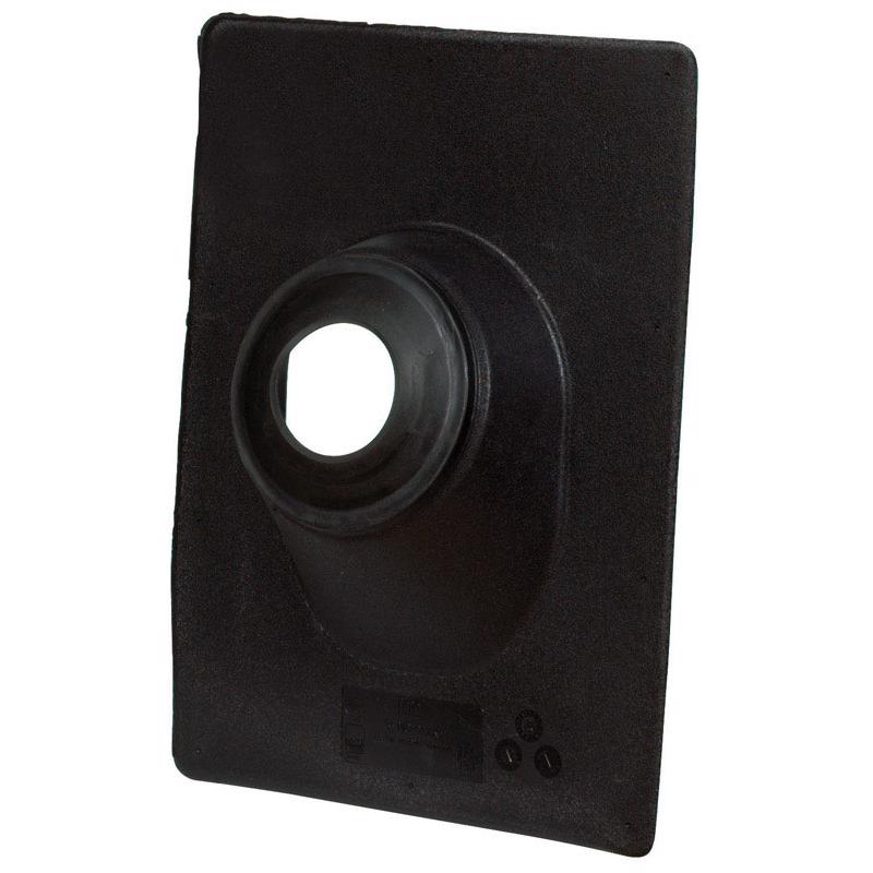 NO CAULK - Oatey No-Calk 11 in. W X 15 in. L Thermoplastic Roof Flashing Black - Case of 6