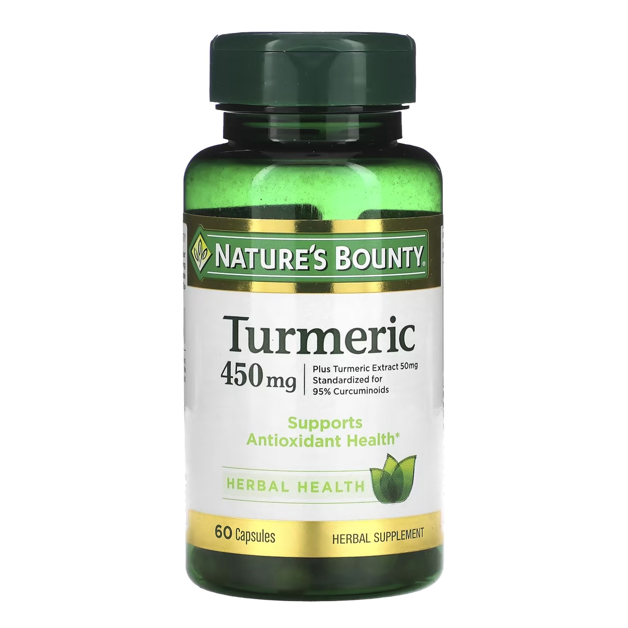 US Nutrition - Herbal Supplement Nature's Bounty® Turmeric 450 mg Strength Capsule 60 per Bottle [1/BT]