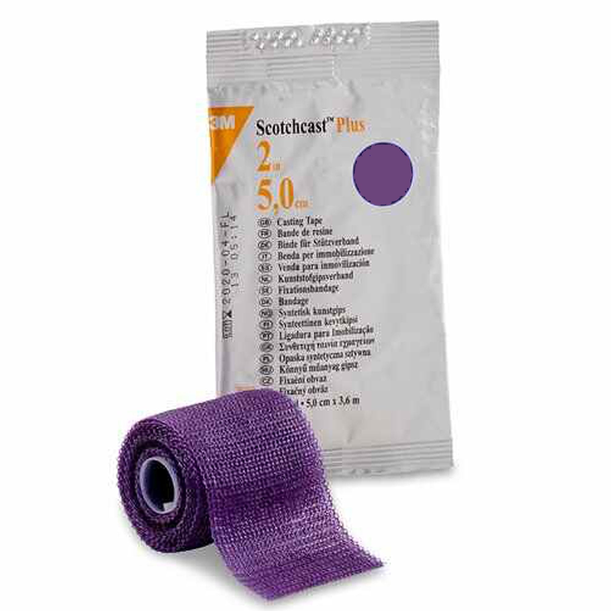 Solventum Corporation - Cast Tape 3M™ Scotchcast™ Plus 2 Inch X 12 Foot Fiberglass / Resin Purple [10/BX]