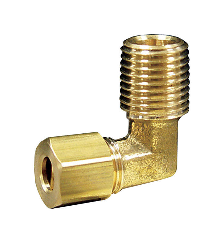JMF COMPANY - JMF Company 1/2 in. Compression X 3/4 in. D MPT Brass 90 Degree Street Elbow - Case of 5