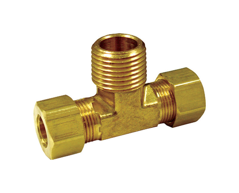 JMF COMPANY - JMF Company 1/2 in. Compression X 1/2 in. D Male Brass Branch Tee