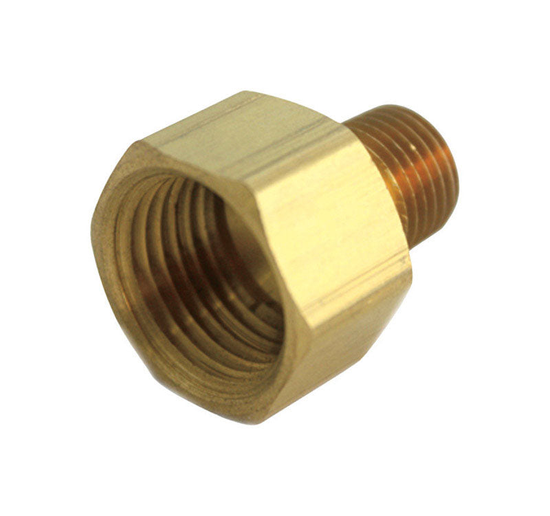 JMF COMPANY - JMF Company 3/8 in. FPT X 3/8 in. D MPT Brass Reducing Coupling - Case of 5