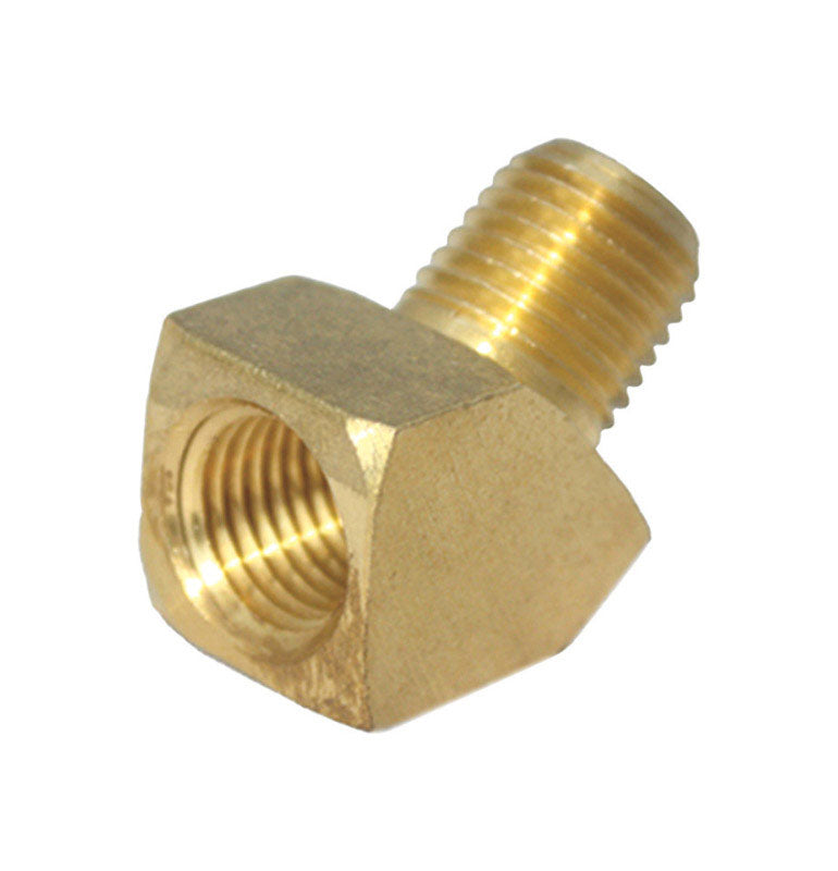 JMF COMPANY - JMF Company 3/8 in. FPT X 3/8 in. D MPT Brass 45 Degree Street Elbow - Case of 5