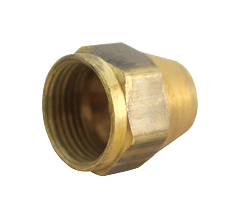 JMF COMPANY - JMF Company Space Heater Nut 3/8 in. Yellow Brass - Case of 10