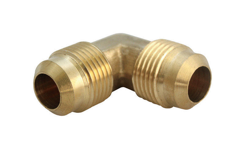 JMF COMPANY - JMF Company 5/16 in. Flare X 5/16 in. D Flare Brass 90 Degree Elbow - Case of 10