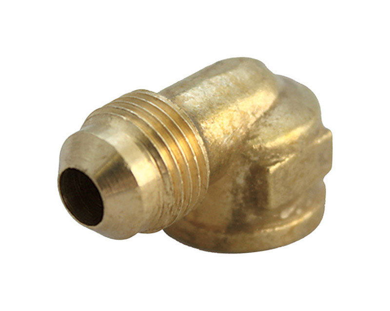 JMF COMPANY - JMF Company 1/4 in. Flare X 1/8 in. D FPT Brass 90 Degree Elbow - Case of 5