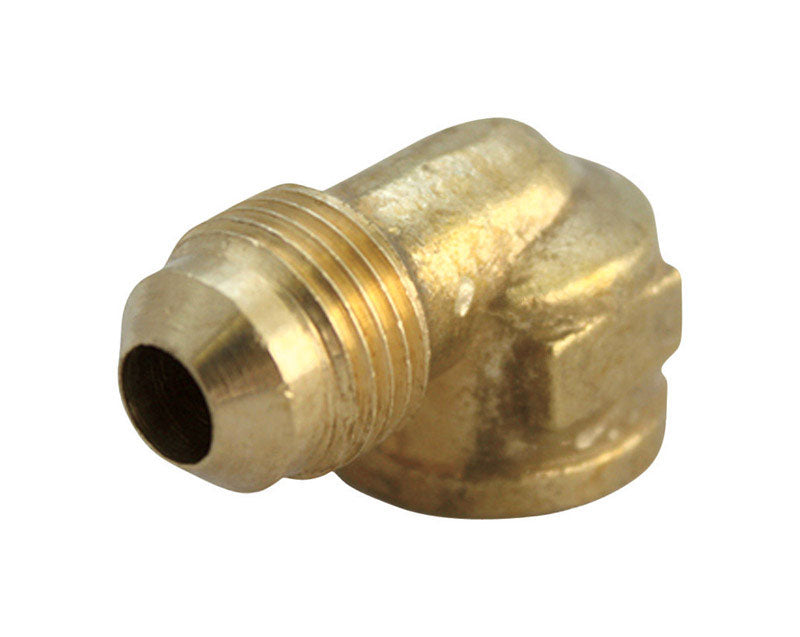JMF COMPANY - JMF Company 1/4 in. Flare X 1/4 in. D FPT Brass 90 Degree Elbow - Case of 5